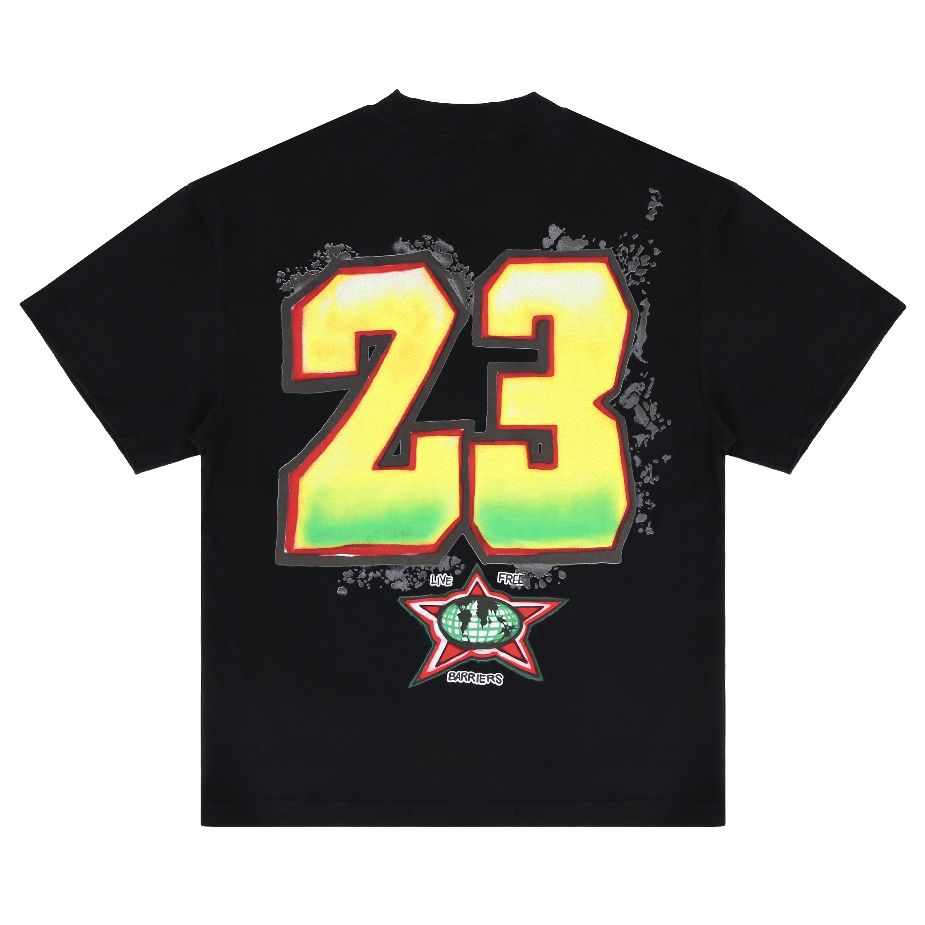 MJ23 BLACK VINTAGE TEE